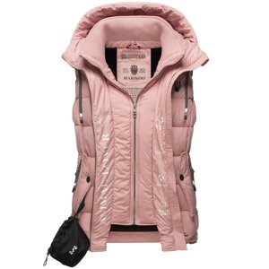 Dámská vesta s kapucí Taisaa Marikoo - POWDER ROSE Velikost: XL