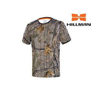 HILLMAN Gamewear 3D Myslivecké tričko kr. rukáv Cotton b. Kamufláž Velikost: XL