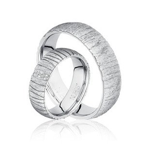 NUBIS® NSS3013 Pánský snubní prsten ocel - velikost 63 - NSS3013-63