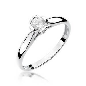NUBIS® Zlatý zásnubní prsten s diamantem - W-086W