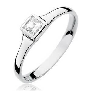 NUBIS® Zlatý zásnubní prsten s diamantem - W-391W