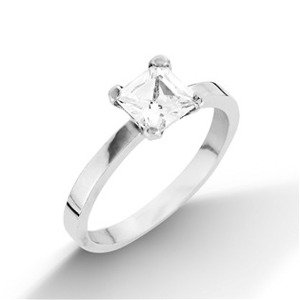 Šperky4U Stříbrný prsten se zirkonem, vel. 54 - velikost 54 - CS2025-54