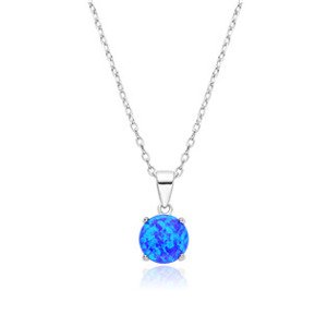 NUBIS® Stříbrný náhrdelník s opálem - NB936-OP05