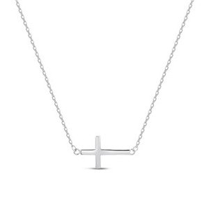 NUBIS® Střibrný náhrdelník s křížem - NB-2333