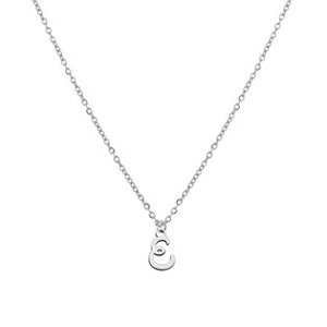Šperky4U Ocelový náhrdelník, písmeno - OPD0339-E