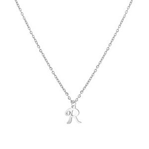 Šperky4U Ocelový náhrdelník, písmeno - OPD0339-R